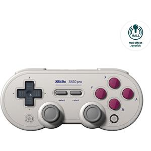 8bitdo SN30 Pro (Android, Mac, Switch, Windows), Controller gaming, Bianco
