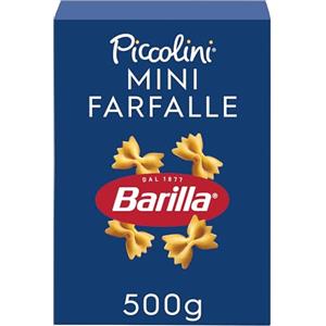 Barilla Pasta Mini Farfalle Piccolini, 500 gr | Pasta Corta di Semola di Grano Duro