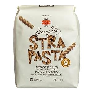 Garofalo | Fusilli STRAPASTA, 500 gr | Ricca di Fibre e Proteine, Pasta di Semola di Grano Duro