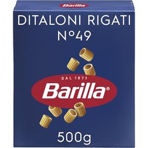 Barilla Pasta Ditaloni Rigati N.49, Pastina di Semola di Grano Duro, 500g | I Classici, Tempo di Cottura 12 Minuti