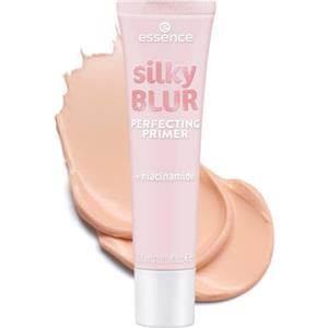 Essence Cosmetics essence silky BLUR PERFECTING PRIMER Base Make-up Levigante, 30 ml | Texture Rosata che Diventa Trasparente, Formula Cremosa e Setosa, Effetto Filtro Naturale, Pori Visibilmente Affinati