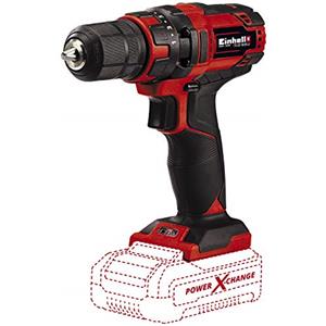 Einhell Trapano avvitatore a batteria TC-CD 18/35 Li-Solo | PXC | 18 V | 35 Nm | Portapunte da 10 mm | 1 velocità | 21+1 livelli di coppia | Luce LED | senza batteria