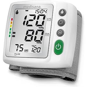 medisana BW 315 misuratore di pressione da polso, sfigmomanometro digitale | con scala a semaforo, funzione memoria, macchinetta pressione, segnali di battito cardiaco irregolare