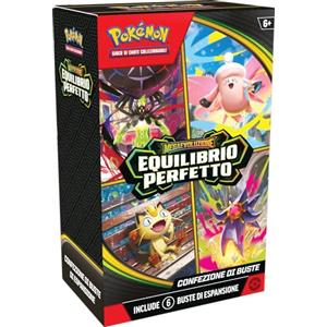 Pokémon: confezione di buste dell'espansione Megaevoluzione - Equilibrio Perfetto del GCC Pokémon (sei buste di espansione), Edizione in italiano