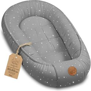 Totsy Baby Babynest bozzolo neonato 90 x 50 cm - Nido coccolone fatto a mano in cotone Galaxy