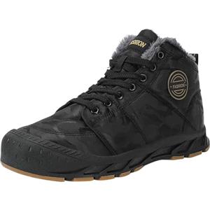 Generic Stivali Uomo Lavoro Invernali Stivali da Anfibi Combattimento Outdoor Scarpe Casual Scarponcini Trekking Antiscivolo Scarponcini Chelsea Boot All'aperto Antiscivolo Doposci Primavera/Autunno/Inverno