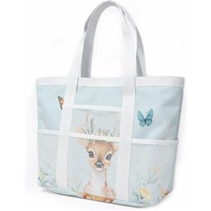 HJOSWVNS Borsa Mare Grande Borsa Mare Donna Resistente Beach Tote Bag Spiaggia Con Zip Shopping Bag Donna Borse Mare Pieghevole Leggera Borsone Piscina Viaggio