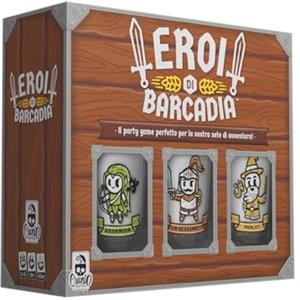 Cranio Creations - Eroi di Barcadia - Il Gioco per Chi ha Sete di Avventura | 2-6 Giocatori - 90 Min - Party Game - Età 18+ - Edizione in Lingua Italiana