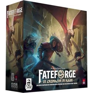 Cranio Creations - Fateforge, Le Cronache Di Kaan | Il Fato di Kaan è Nelle Vostre Mani! - 1-4 Giocatori - 60 Min - Gioco per Esperti - Età 14+ - Edizione in Lingua Italiana