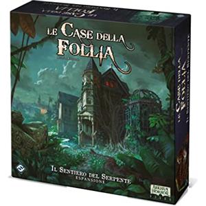 Asmodee - Le Case della Follia (2a Ed.): Il Sentiero del Serpente - Esp. | Espansione Gioco da Tavolo Collaborativo Arkham Horror con App - 1-5 Giocatori - 14+ Anni - 120-180 Min. - Ed. Italiana