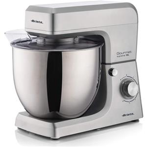 ARIETE - Sbattitore con Base 1576 Gourmet Supreme Capacità 10 L Potenza 2000 W Colore Acciaio inox