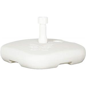 Tomaino - Base per Ombrellone in Plastica, Supporto Ombrellone Riempimento Ad Acqua o Sabbia per Giardino, Esterno, Mare, Campeggio 44x44x12 cm