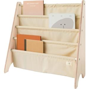 3 Sprouts Libreria Frontale Bambini, Tiene 35 Libri, Beige | libreria frontale a 4 livelli; per cameretta, asilo e angolo lettura; libri facili da vedere; adatta ai piccoli lettori