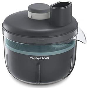 Morphy Richards 401014 Prepstar, ciotola da 4 l, capacità 1,6 l, 6 impostazioni, senza BPA, robot da cucina compatto, 240, acciaio inossidabile, grigio