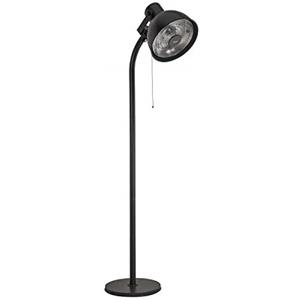 bimar HR311 Stufa elettrica da Esterno, stufetta Alogena Radiante a Piantana, Lampada Riscaldante Elettrica per Esterno Potenza 2000W, 3 Potenze di Riscaldamento, in Alluminio, Orientabile Alto/Basso