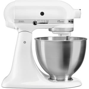 KitchenAid Robot da Cucina 4,3L Bianco porcellana | Impasta, monta e mescola per la pasticceria quotidiana; 10 velocità, movimento planetario e resistente struttura in metallo