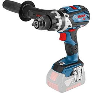 Bosch Professional Trapano-avvitatore con percussione a batteria GSB 18V-110 C, 18V System (coppia di serraggio max. 110 Nm, batterie e caricabatteria non incl., confezione in cartone)