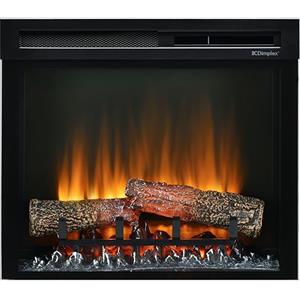 Dimplex - Camino elettrico a incasso XHD28 Firebox da 23", luci a LED, effetto della fiamma "Optiflame" brevettato, con telecomando, colore: nero