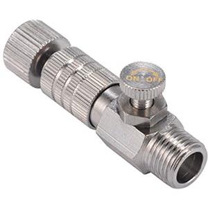 tooloflife 1/8 Airbrush Air Hose Quick Release Sconnect Coupler Release con adattatore valvola di regolazione dell'aria, 1/3/5 pz