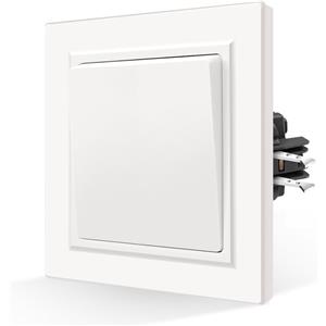 CNBINGO UO1G1W-W interruttore a levetta a 1 via | bianco - molto buono