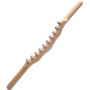 HOVCEH Rullo Massaggio Muscolare Legno, Massaggiatore Anticellulite con Manico, Guasha Strumenti per Massaggi per Corpo e Cosce, Favorisce La Circolazione,Sollievo Dal Dolore,Massaggio Anticellulite