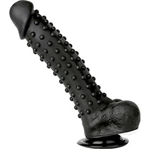 OnundOn - Dildo deluxe realistico con ventosa, in silicone, misura XXL, Ø 52 mm