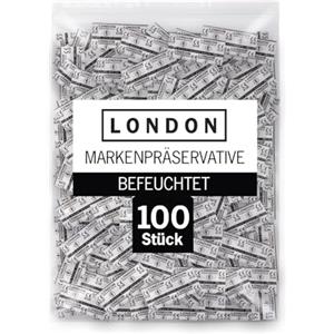 London - Preservativi, (Confezione da 100 pezzi)