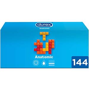 Durex preservativi originali Anatomic - Confezione risparmio 144 preservativi