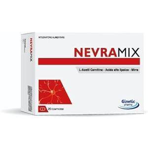 Generico NEVRAMIX | Integratore Acido Alfa Lipoico, Carnitina e Mirra per benessere sistema Nervoso e dolori nervo/muscolare - Emicrania -Fibromialgia 20 Compresse.