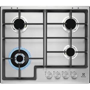 Electrolux Piano cottura a gas 4 Fuochi 60 Cm colore Acciaio Inox EGS64362X
