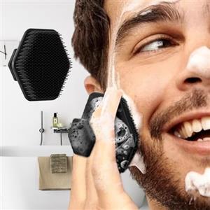 Generic Strumento per la pulizia e l'esfoliazione del viso in silicone, per uomo, delicato cuscinetto e massaggiatore per rimuovere la pelle morta e le macchie secche