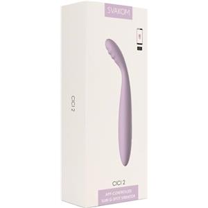 SVAKOM - Cici 2 Vibratore Flessibile per Punto G - Lavanda
