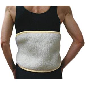 Vetrina del Benessere RENAL BELT -S/M (Italia 42-44-46)- Fascia Renale in 100% Lana Merinos, Cintura Lombare, Pancera Supporto per Schiena e Reni, Chiusura regolabile a strappo - UNISEX Uomo Donna