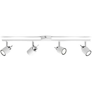 Philips LED Faretto Integrato Meranti, 4 Punti Luce, 35W, Bianco