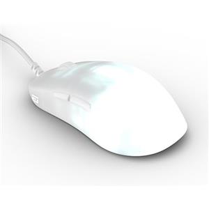 Endgame Gear OP1 RGB Gaming Maus - White Frost | Mouse da gioco RGB leggero, sensore ottico, interruttori Kailh GX, impugnatura ad artiglio per giochi FPS PC