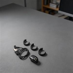 Helilyco Smart Tasbih Ring Contatore digitale per vibrazione oled Smart Tasbih | per schermo oled, vibrazione a 33/66/99, controllo a pulsante singolo, visibilità chiara, messa a fuoco spirituale
