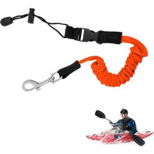 Generico per paddle per kayak, guinzaglio per paddle board Moschettone leggero per | Guinzaglio Canoa, canoa, canottaggio, sport acquatici all'aria aperta, cinturino per mosc