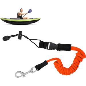 Generico per paddle per kayak, guinzaglio per paddle board Leggero, moschettone, | Pagaia per canoa kayak pesca canottaggio paddle boarding vela surf sport acquatici marini lag