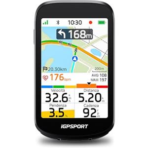 iGPSPORT BSC500 Ciclocomputer, Navigazione con Mappe, Display Touch da 3,3 | Allenamento,Ricalcolo Automatico del Percorso,iClimb 2.0, Controllo Di2,Compatibile con Radar e Rullo Smart Ciclocomputer GPS