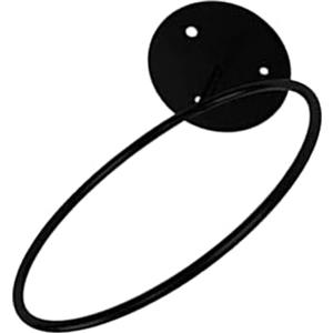 Generic Supporto da parete per palloni da calcio, in ferro, per pallacanestro e calcio, con design salvaspazio in ferro robusto