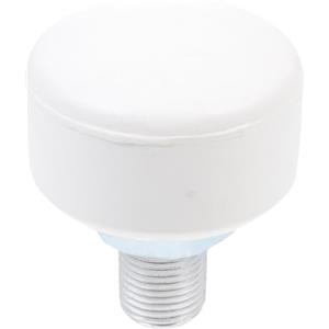 Toyvian Freno 1 a Doppia Gomma Rotelle a Bianco per Pattini Pezzo | Roller Skates e Double Row, Installazione Semplice, Smontaggio Rapido, Effetto Silenzioso