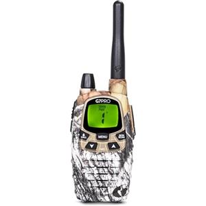 Midland - Walkie Talkie G7 PRO Mimetica, Ricetrasmittenti Professionali Softair e Outdoor, 85 Canali - 16 PMR446/69 LPD Senza Licenza, 10 Km, Autonomia 18 Ore, 4 Batterie Ricaricabili e Accessori
