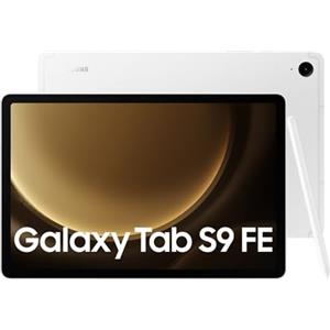 Samsung Galaxy Tab S9 FE, Display 10.9 TFT LCD PLS, Wi-Fi, RAM 6GB, 128GB, 8.000 mAh, Exynos 1380, Android 13, IP68, Silver, [Versione italiana] 2023