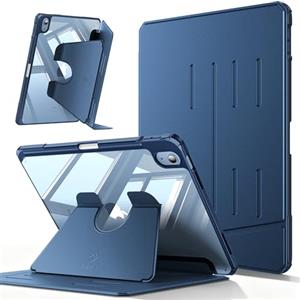 FINTIE Cover per iPad (A16) 11ª Gen 11 (2025) / iPad 10ª Gen 10.9 (2022) | con Portapenne, Multi-angolo Trasparente Custodia con Supporto Verticale Magnetica Ultra Stabile , Blu Scuro