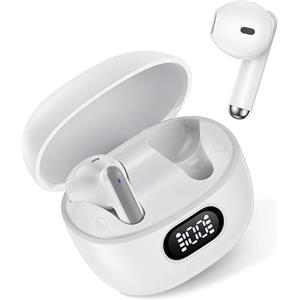 Bordsek Auricolari Bluetooth senza fili, auricolari per iPhone 18, 17e, 17 e 17 | AirPods per iPhone 18 Pro Max 17Pro 16 Pro Max/15, Samsung Galaxy, Google Pixel, OnePlus, Apple Air Pods Android Buds in Ear