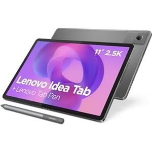 Lenovo Idea Tab - Tablet Touch con IA integrata 11'' 2.5K, 90Hz (MediaTek Dimensity 6300, 8Core, RAM 8GB, UFS 2.2 128GB, Android 15, Wifi5 + Bluetooth) Lenovo Tab Pen - Grigio