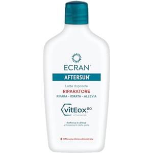 Ecran Aftersun Latte Idratante Riparatore, 400 ml, Formula Sollievo Immediato, Calma, Idrata e Ripara la Pelle dopo il Sole, Idratazione 24h che Previene la Desquamazione