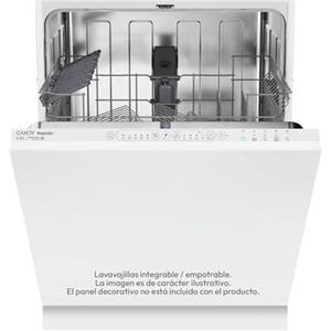 Candy Lavastoviglie da Incasso 60 cm, 13 Coperti, 5 Programmi, Mezzo Carico, Partenza Ritardata 3-6-9h, Ciclo Rapido 49 Minuti, Classe Energetica E, 53 dBCI 3E53E0W