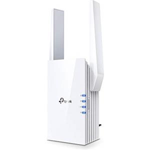 TP-Link RE605X Ripetitore Wi-Fi 6 AX1800Mbps Dual-Band, Porta Gigabit | 2 Antenne Esterne, Roaming Fluido, Installazione con WPS/App, Compatibile con Qualsiasi Router, per Streaming 4K e Gaming