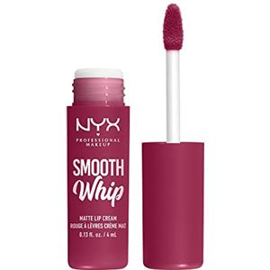 NYX Professional Makeup Rossetto Liquido, Tinta Labbra Matte, Tonalità Ultra-Vibranti, Con Burro di Karité e Burro di Cacao, Smooth Whip, Tonalità: Fuzzy Slippers